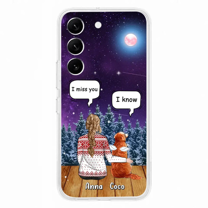Personalized Memorial Pet Phone Case - Up to 4 Pets - Memorial Gift Idea For Dog/Cat Lover - Case For iPhone/Samsung