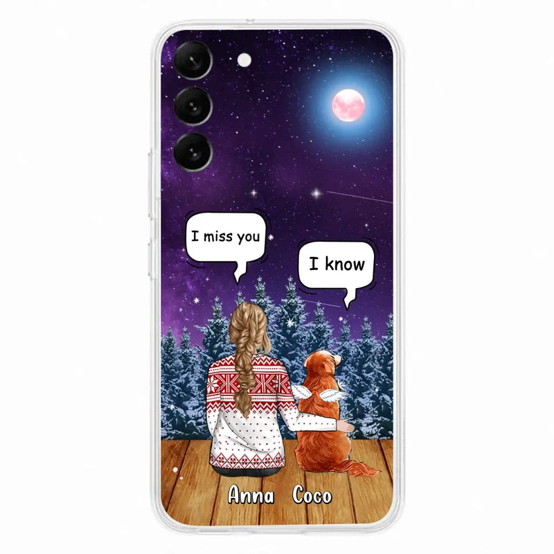 Personalized Memorial Pet Phone Case - Up to 4 Pets - Memorial Gift Idea For Dog/Cat Lover - Case For iPhone/Samsung