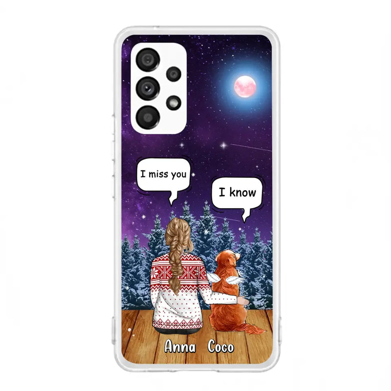 Personalized Memorial Pet Phone Case - Up to 4 Pets - Memorial Gift Idea For Dog/Cat Lover - Case For iPhone/Samsung