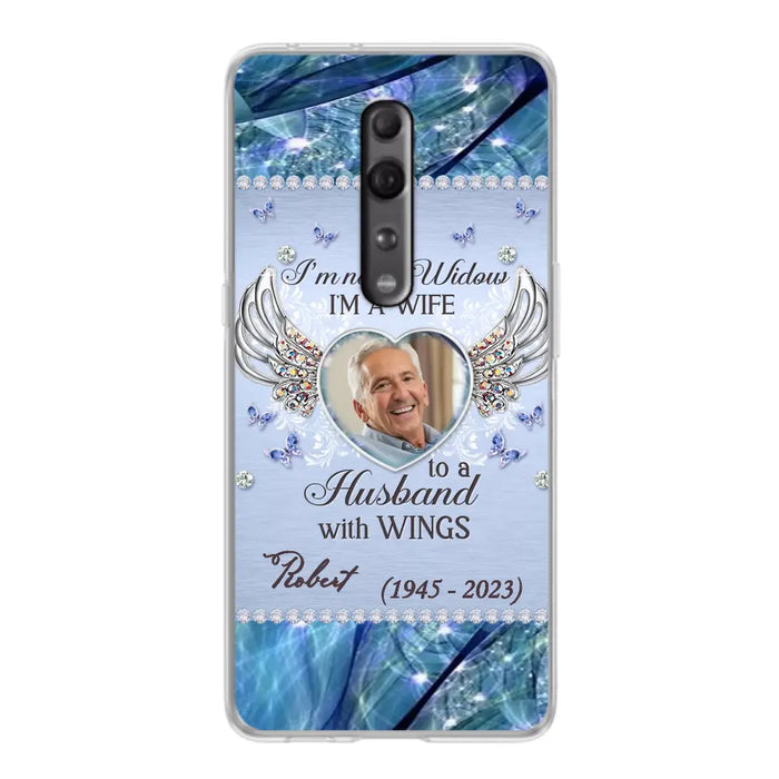 Custom Personalized Memorial Phone Case - Memorial Gift Idea For Family - Case For Oppo/Xiaomi/Huawei - I'm Not A Widow