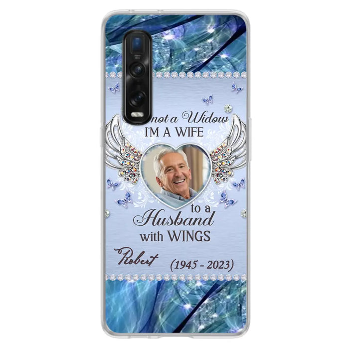 Custom Personalized Memorial Phone Case - Memorial Gift Idea For Family - Case For Oppo/Xiaomi/Huawei - I'm Not A Widow