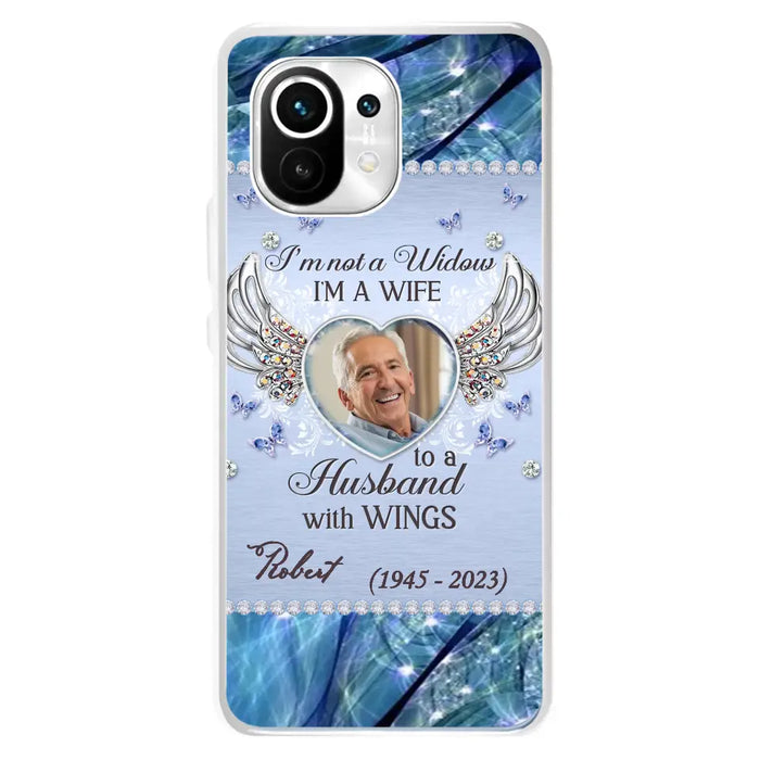 Custom Personalized Memorial Phone Case - Memorial Gift Idea For Family - Case For Oppo/Xiaomi/Huawei - I'm Not A Widow