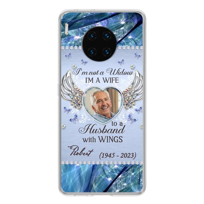 Custom Personalized Memorial Phone Case - Memorial Gift Idea For Family - Case For Oppo/Xiaomi/Huawei - I'm Not A Widow