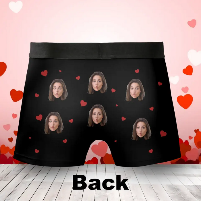 Custom Personalized Funny Men's Boxer Briefs - Upload Photo - Funny/ Valentines Gift Idea For Men, Boyfriend, Husband - This Cock Belongs To