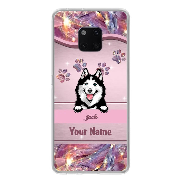 Custom Personalized Dog Phone Case For Oppo/Xiaomi/Huawei - Gift Idea For Dog Lovers- Up to 3 Dogs