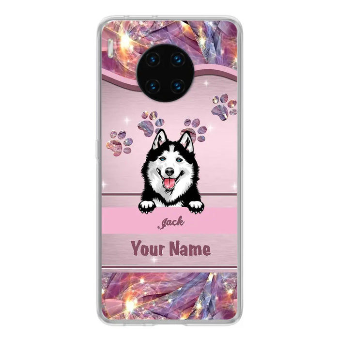 Custom Personalized Dog Phone Case For Oppo/Xiaomi/Huawei - Gift Idea For Dog Lovers- Up to 3 Dogs