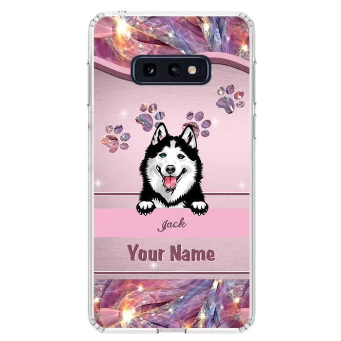 Custom Personalized Dog Phone Case For iPhone And Samsung - Gift Idea For Dog Lover - Up to 3 Dogs