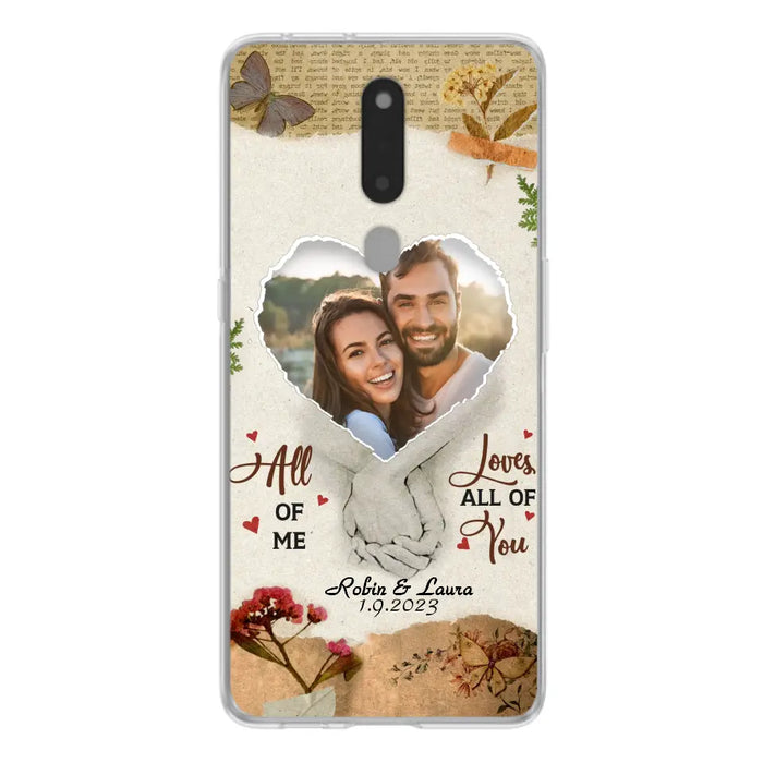 Custom Personalized Couple Phone Case - Gift Idea For Couple/Valentines Day - Upload Photo - All Of Me Loves All Of You - Case For Oppo/Xiaomi/Huawei