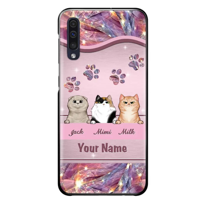 Custom Personalized Cat Phone Case For iPhone And Samsung - Gift Idea For Cat Lover - Up to 3  Cats