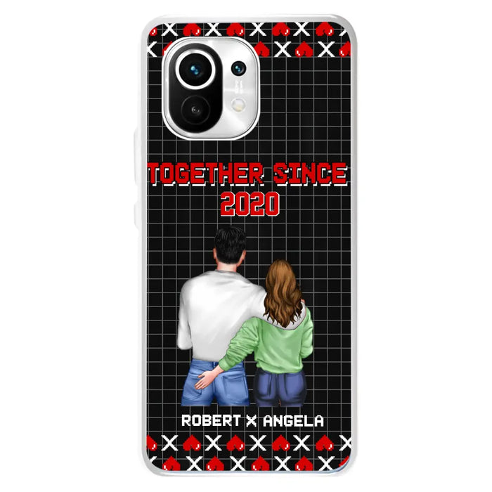 Custom Personalized Couple Phone Case - Gift Idea For Couple/Valentines Day - Together Since 2020 - Case For Oppo/Xiaomi/Huawei