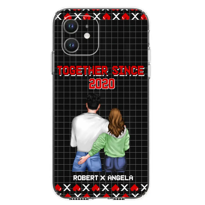 Custom Personalized Couple Phone Case - Gift Idea For Couple/Valentines Day - Together Since 2020 - Case For iPhone/Samsung