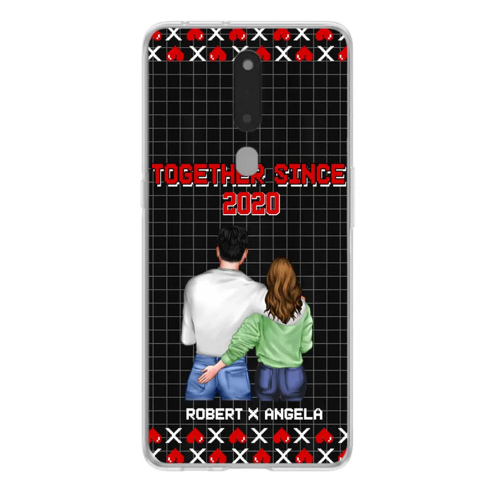 Custom Personalized Couple Phone Case - Gift Idea For Couple/Valentines Day - Together Since 2020 - Case For Oppo/Xiaomi/Huawei