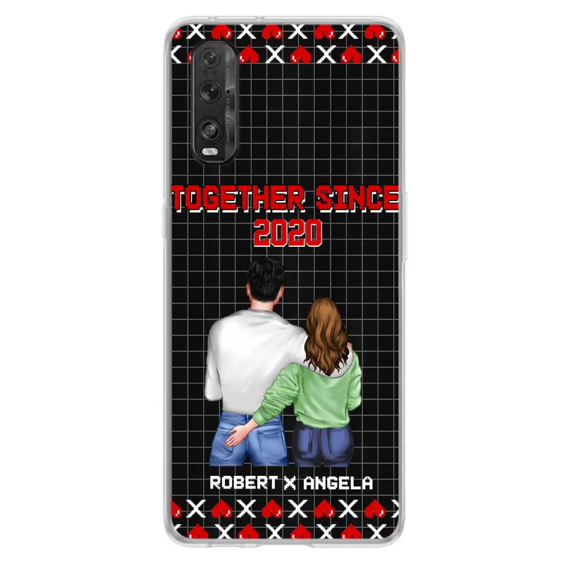 Personalized Couple Phone Case - Gift Idea For Couple/Valentines Day - Together Since 2020 - Case For Oppo/Xiaomi/Huawei