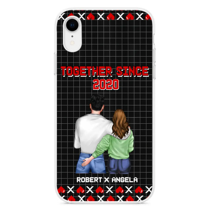 Custom Personalized Couple Phone Case - Gift Idea For Couple/Valentines Day - Together Since 2020 - Case For iPhone/Samsung