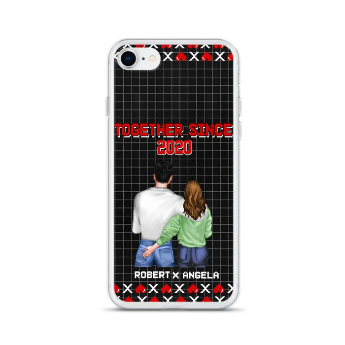 Custom Personalized Couple Phone Case - Gift Idea For Couple/Valentines Day - Together Since 2020 - Case For iPhone/Samsung