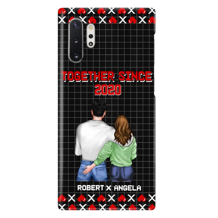 Custom Personalized Couple Phone Case - Gift Idea For Couple/Valentines Day - Together Since 2020 - Case For iPhone/Samsung