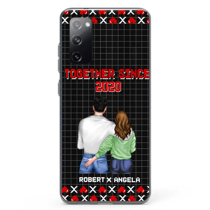 Custom Personalized Couple Phone Case - Gift Idea For Couple/Valentines Day - Together Since 2020 - Case For iPhone/Samsung