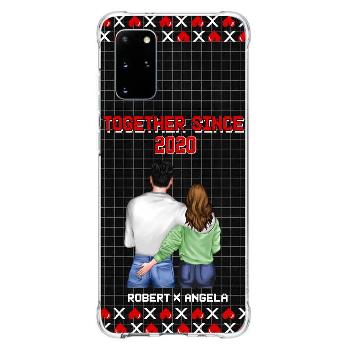 Custom Personalized Couple Phone Case - Gift Idea For Couple/Valentines Day - Together Since 2020 - Case For iPhone/Samsung