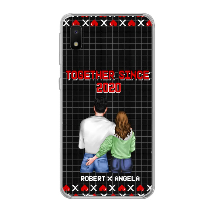 Custom Personalized Couple Phone Case - Gift Idea For Couple/Valentines Day - Together Since 2020 - Case For iPhone/Samsung