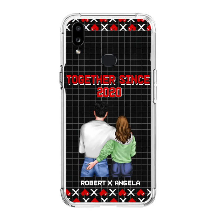 Custom Personalized Couple Phone Case - Gift Idea For Couple/Valentines Day - Together Since 2020 - Case For iPhone/Samsung