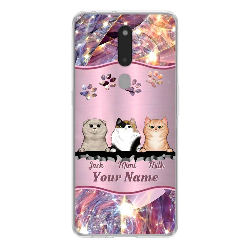 Personalized Cats Phone Case - Gift Idea For Cat Lover - Up to 3  Cats - Cases For Oppo/Xiaomi/Huawei