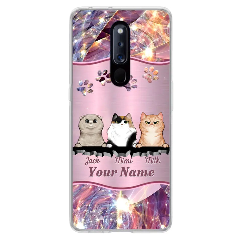 Personalized Cats Phone Case - Gift Idea For Cat Lover - Up to 3  Cats - Cases For Oppo/Xiaomi/Huawei