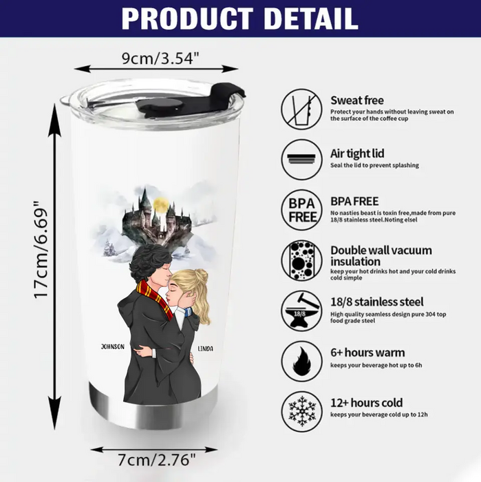 Personalized Couple Tumbler - Gift Idea For Couple - You Make My Wand Go ErectoPatronum