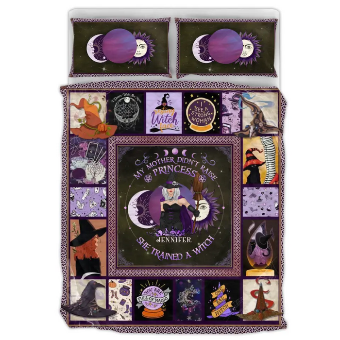 Personalized Witch Quilt Bed Sets - Gift Idea For Witch Lovers - To My Daughter