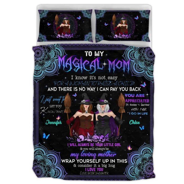 Personalized Witch Quilt Bed Sets - Gift Idea For Witch Lovers/Mom - To My Magical Mom