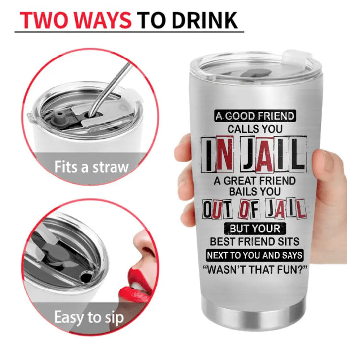 Personalized Besties Tumbler - Gift Idea For Friends/Sisters/Besties - We Are More Than Besties