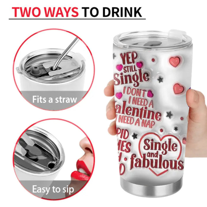 Personalized Funny Tumbler - Gift Idea For Valentine's Day - Why Fall In Love