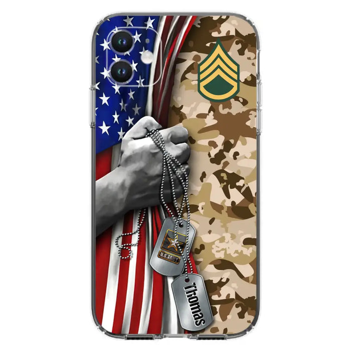 Custom Personalized Veteran Phone Case - Gift Idea For Veteran - Case For iPhone/ Samsung