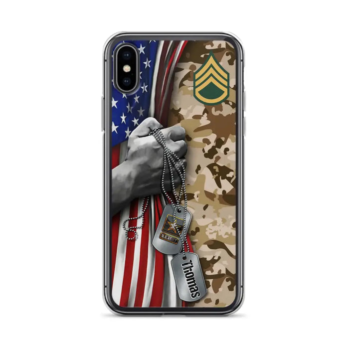 Custom Personalized Veteran Phone Case - Gift Idea For Veteran - Case For iPhone/ Samsung