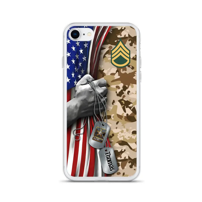 Custom Personalized Veteran Phone Case - Gift Idea For Veteran - Case For iPhone/ Samsung