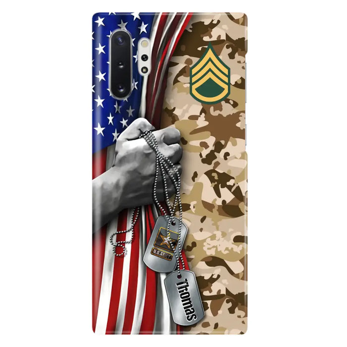 Custom Personalized Veteran Phone Case - Gift Idea For Veteran - Case For iPhone/ Samsung