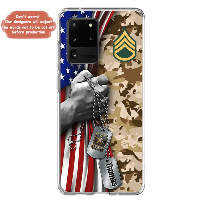 Custom Personalized Veteran Phone Case - Gift Idea For Veteran - Case For iPhone/ Samsung