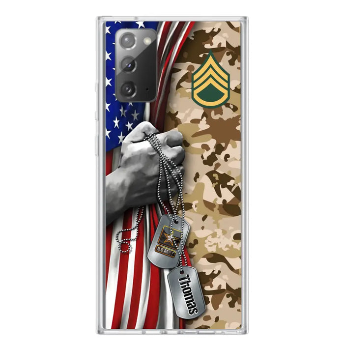 Custom Personalized Veteran Phone Case - Gift Idea For Veteran - Case For iPhone/ Samsung