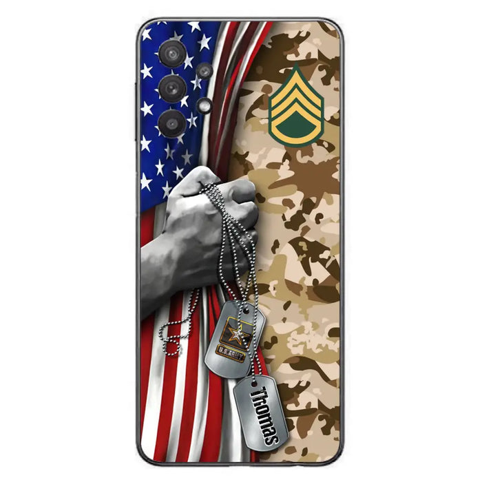 Custom Personalized Veteran Phone Case - Gift Idea For Veteran - Case For iPhone/ Samsung