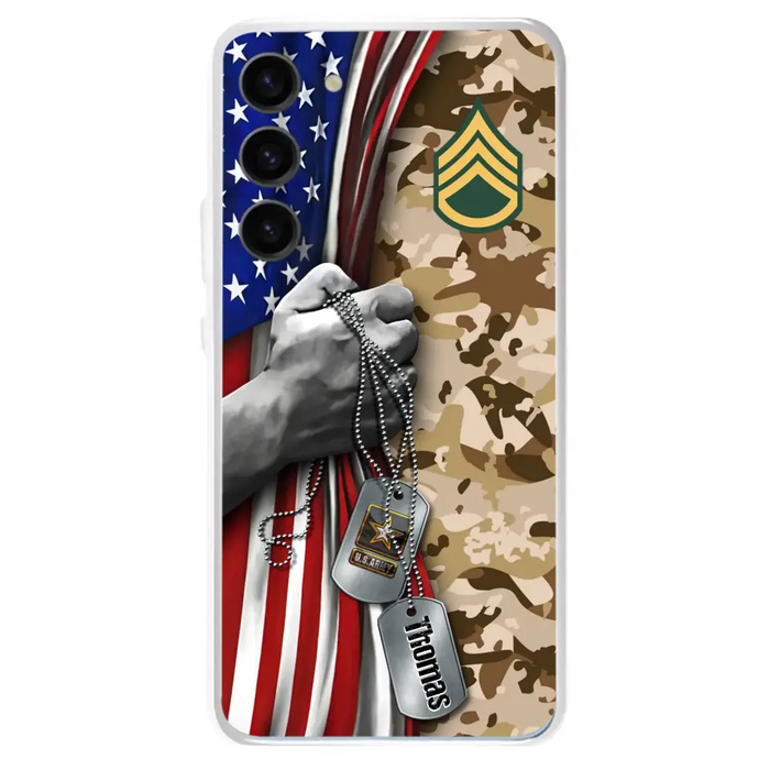 Custom Personalized Veteran Phone Case - Gift Idea For Veteran - Case For iPhone/ Samsung