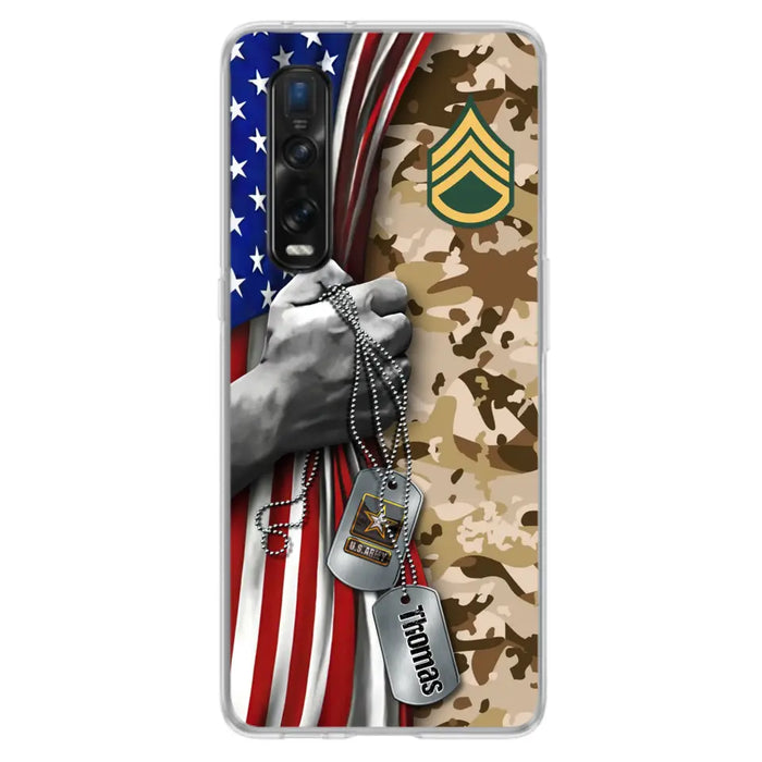 Custom Personalized Veteran Phone Case - Gift Idea For Veteran - Case For Oppo/ Xiaomi/ Huawei