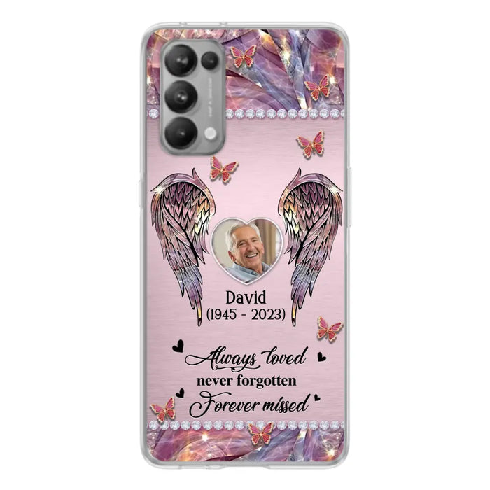 Custom Personalized Memorial Phone Case - Memorial Gift Idea For Family - Case For Oppo/Xiaomi/Huawei - Always Loved Never Forgotten Forever Missed