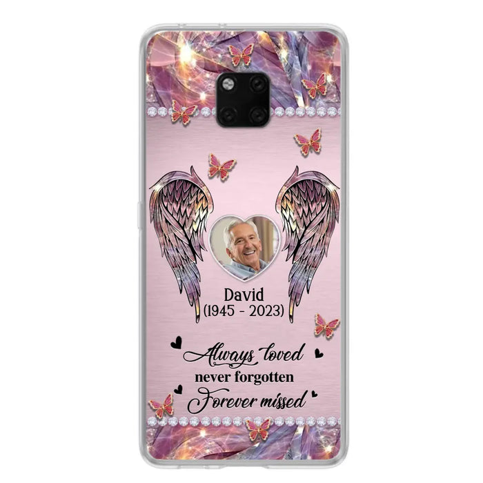 Custom Personalized Memorial Phone Case - Memorial Gift Idea For Family - Case For Oppo/Xiaomi/Huawei - Always Loved Never Forgotten Forever Missed