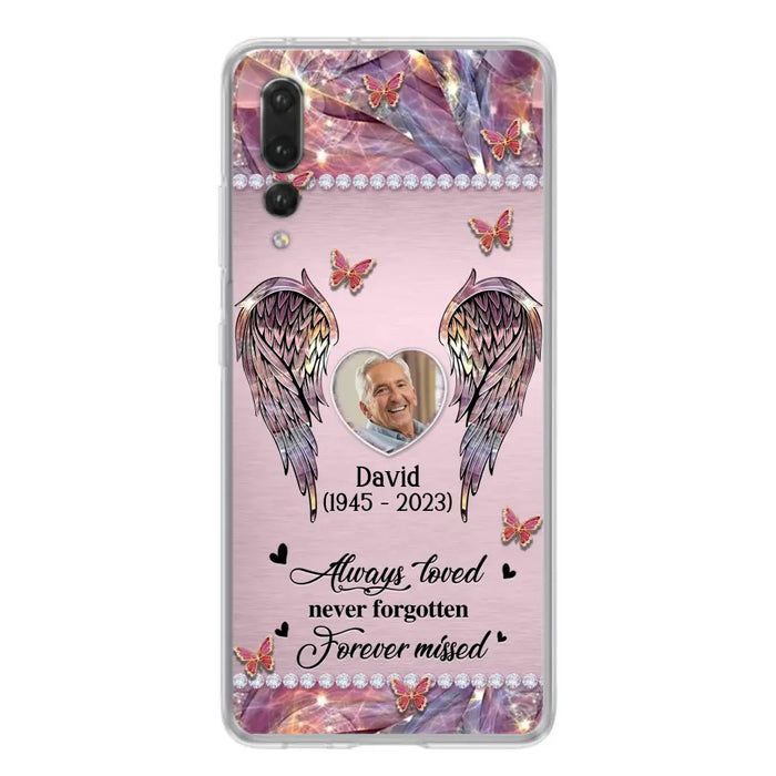 Custom Personalized Memorial Phone Case - Memorial Gift Idea For Family - Case For Oppo/Xiaomi/Huawei - Always Loved Never Forgotten Forever Missed