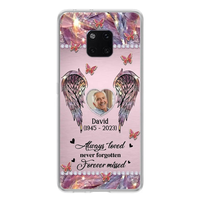 Custom Personalized Memorial Phone Case - Memorial Gift Idea For Family - Case For Oppo/Xiaomi/Huawei - Always Loved Never Forgotten Forever Missed