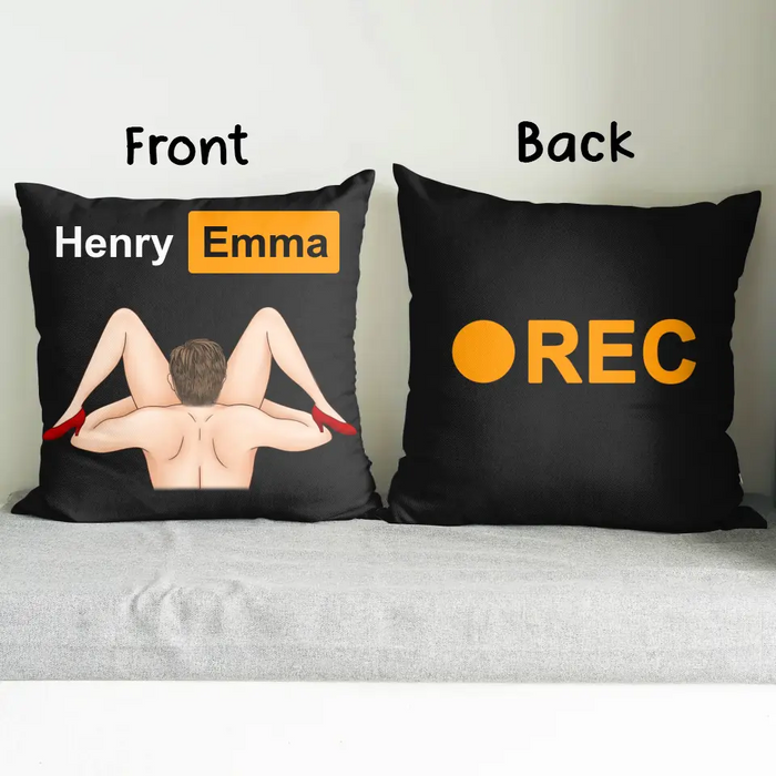 Custom Personalized Couple Pillow Cover - Best Gift Ideas For Husband/ Wife/ Birthday/ Anniversary