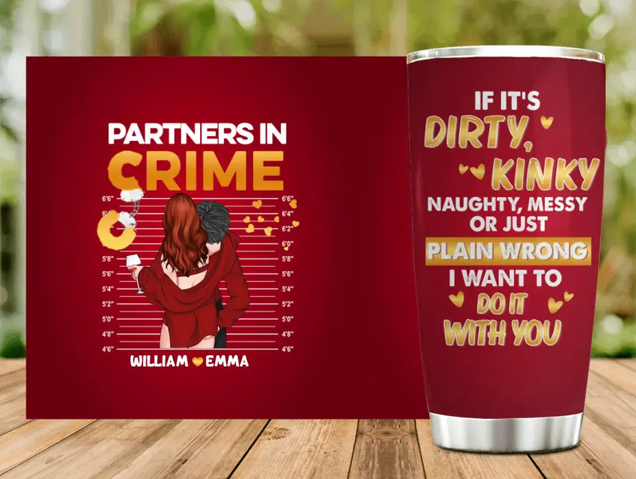 Personalized Couple Tumbler - Gift Idea For Him/Her/Couple - I Want To Do It With You