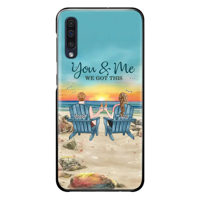 Custom Personalized Couple Phone Case - Gift Idea For Couple/ Valentines Day - You & Me We Got This - Case For iPhone/ Samsung