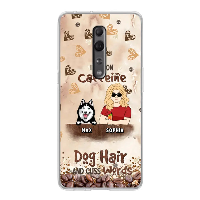 Personalized Pet Phone Case - Gift Idea For Dog/Cat/Horse Lovers - I Run On Caffeine Dog Hair And Cuss Words - Case For Oppo/Xiaomi/Huawei