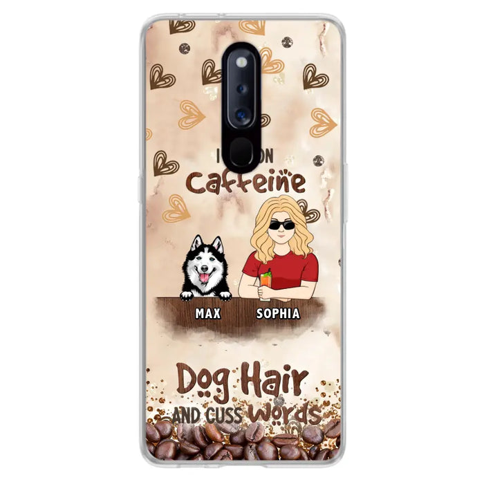 Personalized Pet Phone Case - Gift Idea For Dog/Cat/Horse Lovers - I Run On Caffeine Dog Hair And Cuss Words - Case For Oppo/Xiaomi/Huawei