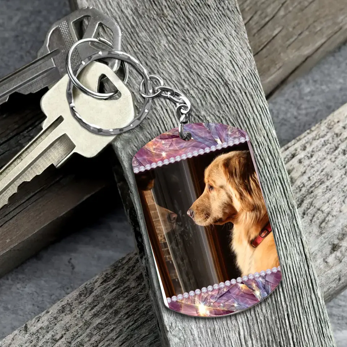 Custom Personalized Pet Aluminum Keychain - Upload Photo - Gift Idea For Dog/Cat Lovers - Don't Drink And Drive